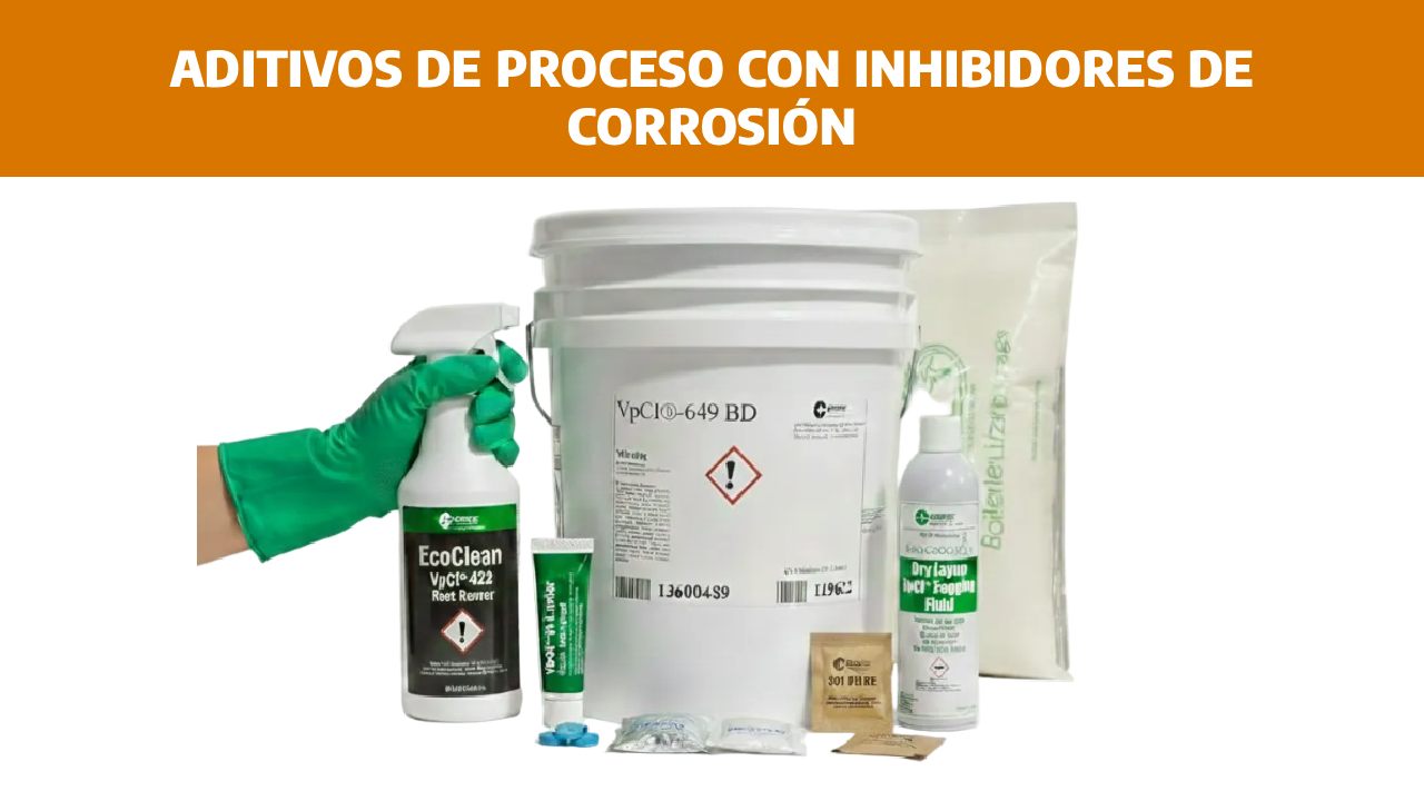 Aditivos de proceso con inhibidores de corrosión