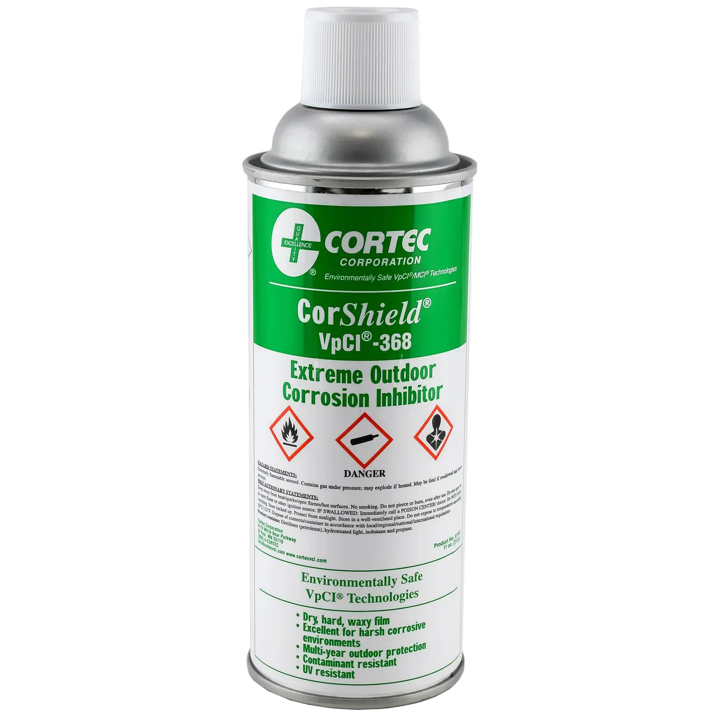 Recubrimiento preventivo de corrosión temporal de base solvente VpCI-368 CORTEC