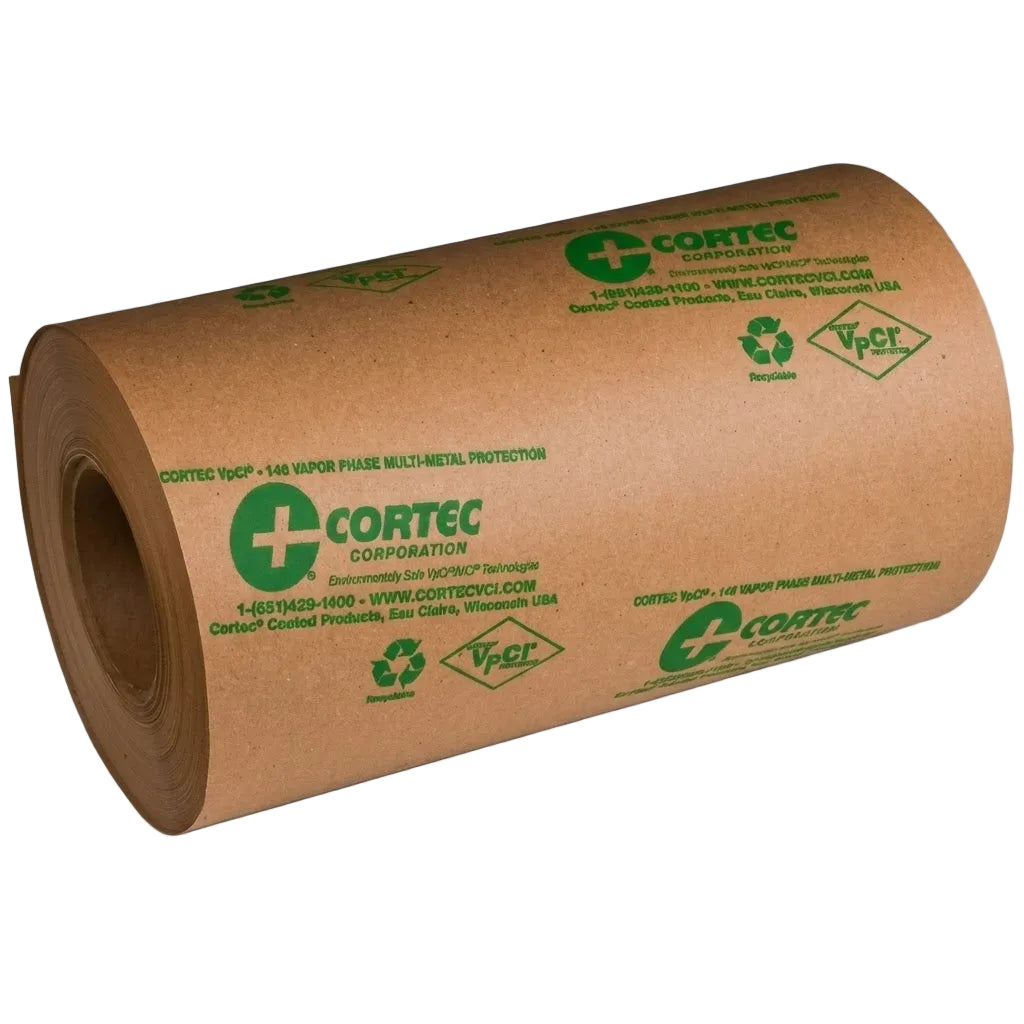 Papel kraft inhibidor de corrosión CorShield® VpCI®-146 (12"x12" Sheets Perf. on 600' Roll) CORTEC