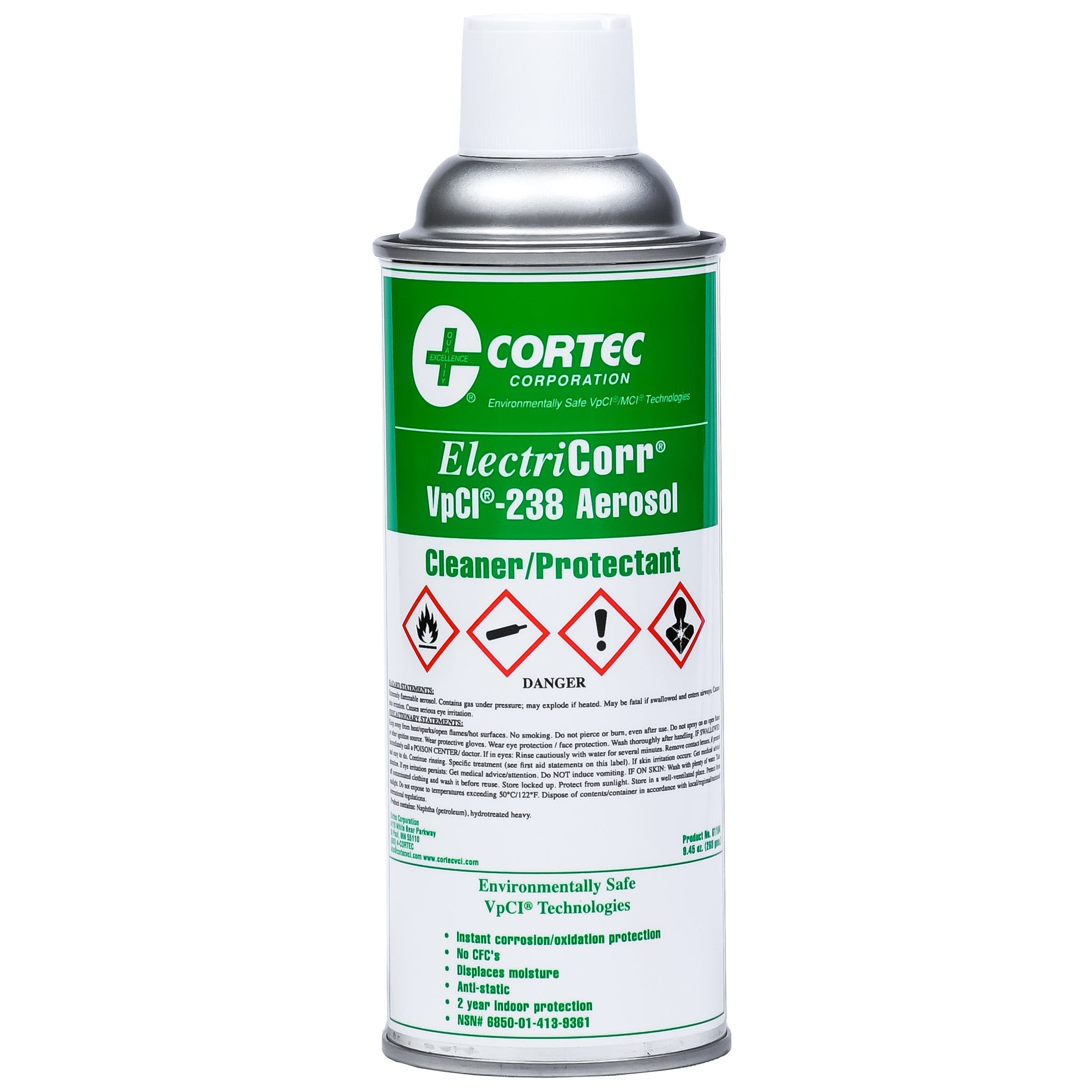 Spray inhibidor de corrosión ElectriCorr VpCI-238 CORTEC
